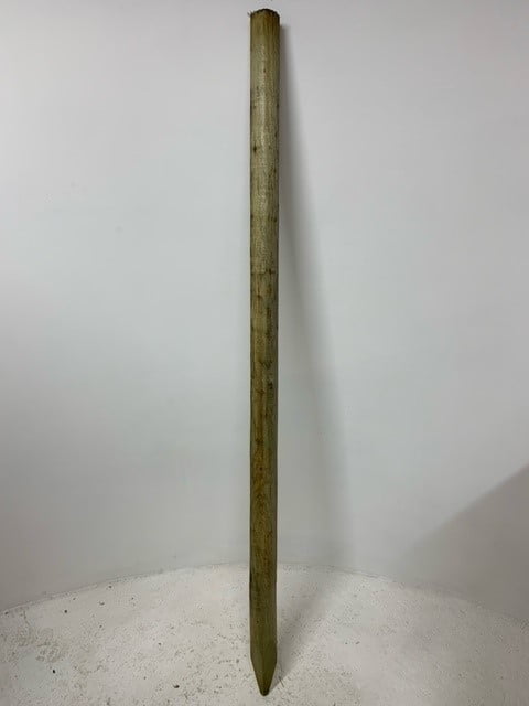 75mm round wooden posts