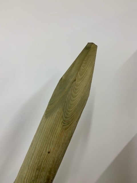 75mm round wooden posts