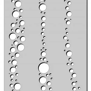 Bubble Decorative Screen Wall Art - 775 x 400mm