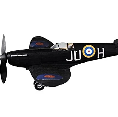 Spitfire Night Fighter Craft Kit - balsa wood aircraft that really flies!