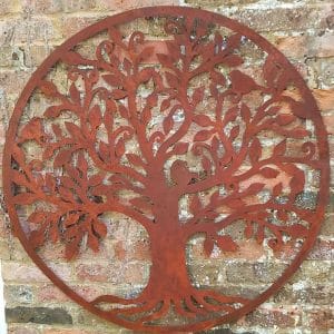 Tree and Bird Wall Screen - 1m diameter