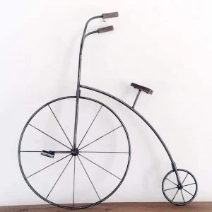 Penny Farthing Bicycle Metal Wall Art