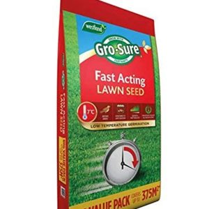375 sqm bag of Westland Gro-Sure Fast Acting Lawn Seed