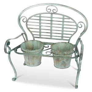 Bench Pot Planter Holder