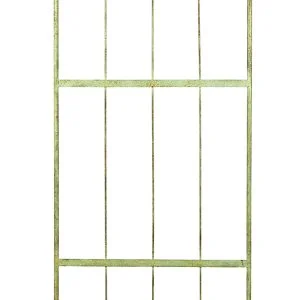 Pair of Verdigris Arched Trellis