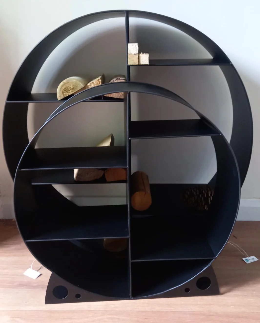 80cm Log Store - Available in Rustic and Black Finish! - Image 8