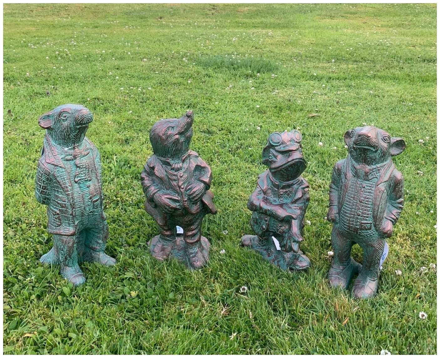 Wind in the Willows Character Ornaments - Aluminium