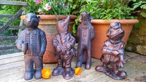 Wind in the Willows Set of 4 Garden Ornaments