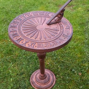 Decorative Sundial on a Stand made from Cast Iron