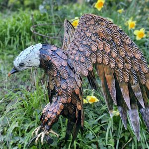 Eddy Eagle Garden Sculpture Metal Bird Ornament