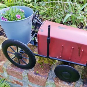 Tractor Flower Pot Holder Planter Garden Ornament